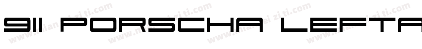 911 Porscha Leftalic字体转换